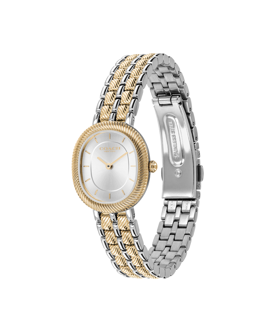 14504701-Harlow Watch, 23.8Mm X 26Mm-Silver White
