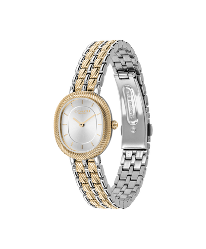 14504701-Harlow Watch, 23.8Mm X 26Mm-Silver White