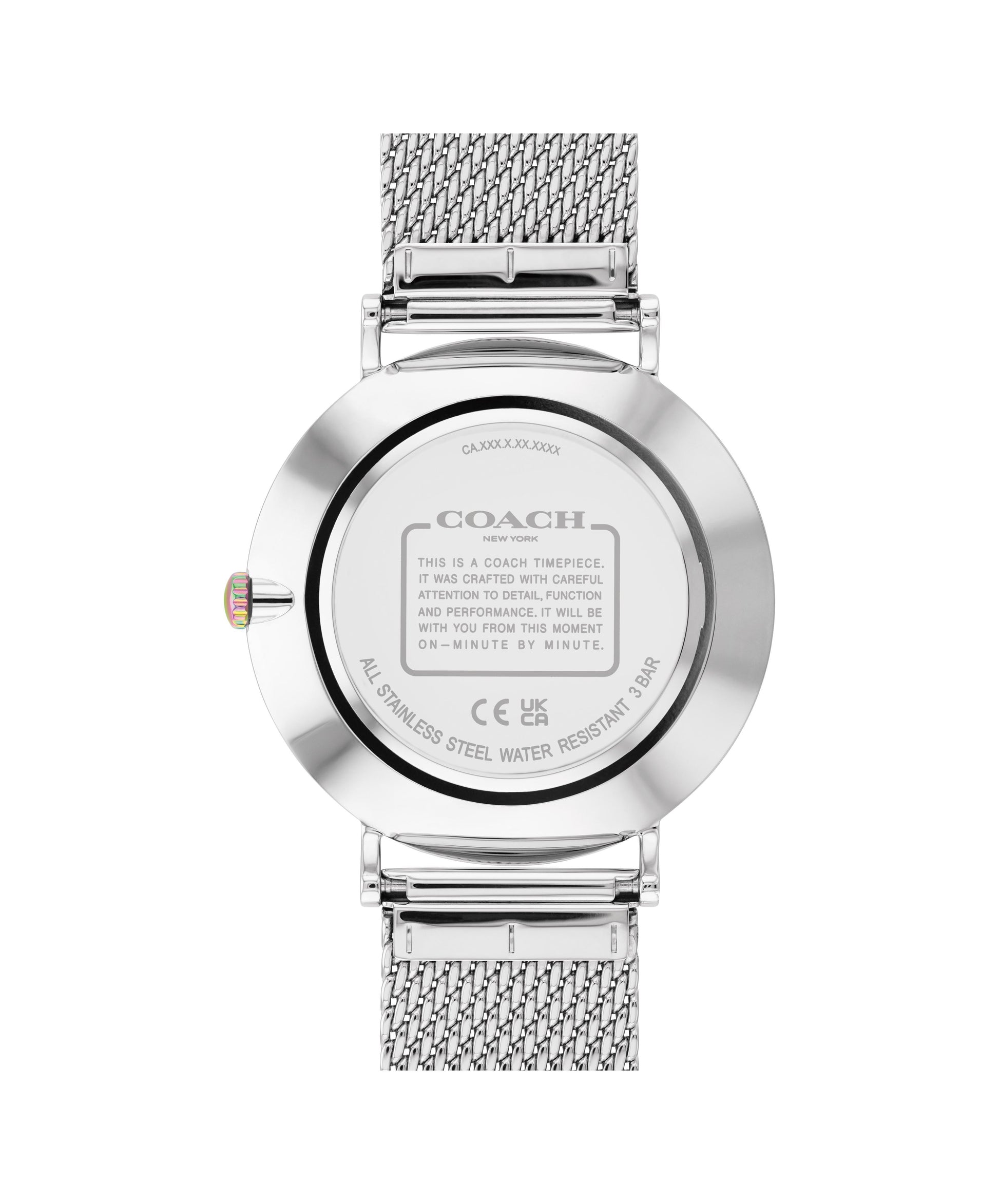 14602590-Coach Charles Men Watch-Silver White