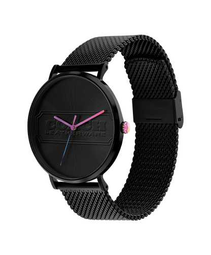 14602591-Coach Charles Men Watch-Black