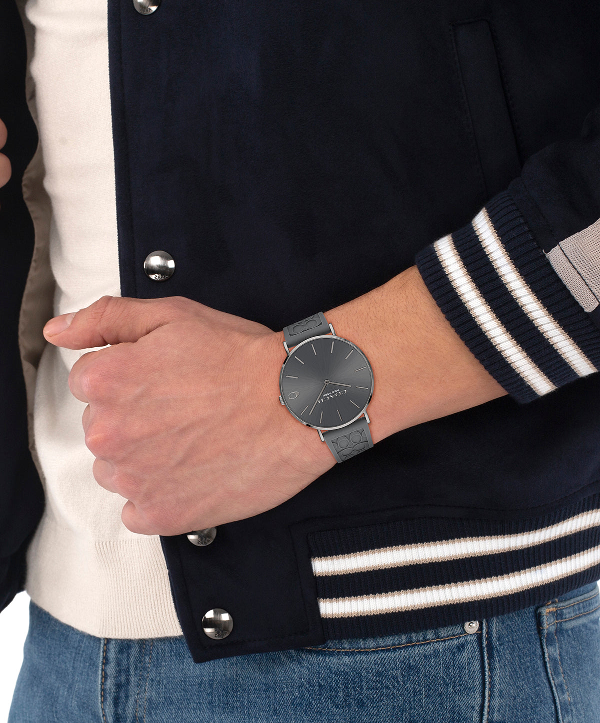 14602635-Gents Greyson Watch-Grey