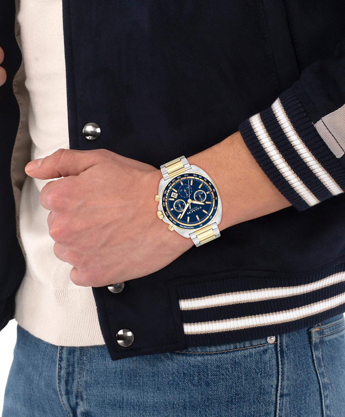 14602704-Charter Chronograph Watch, 44Mm-Blue