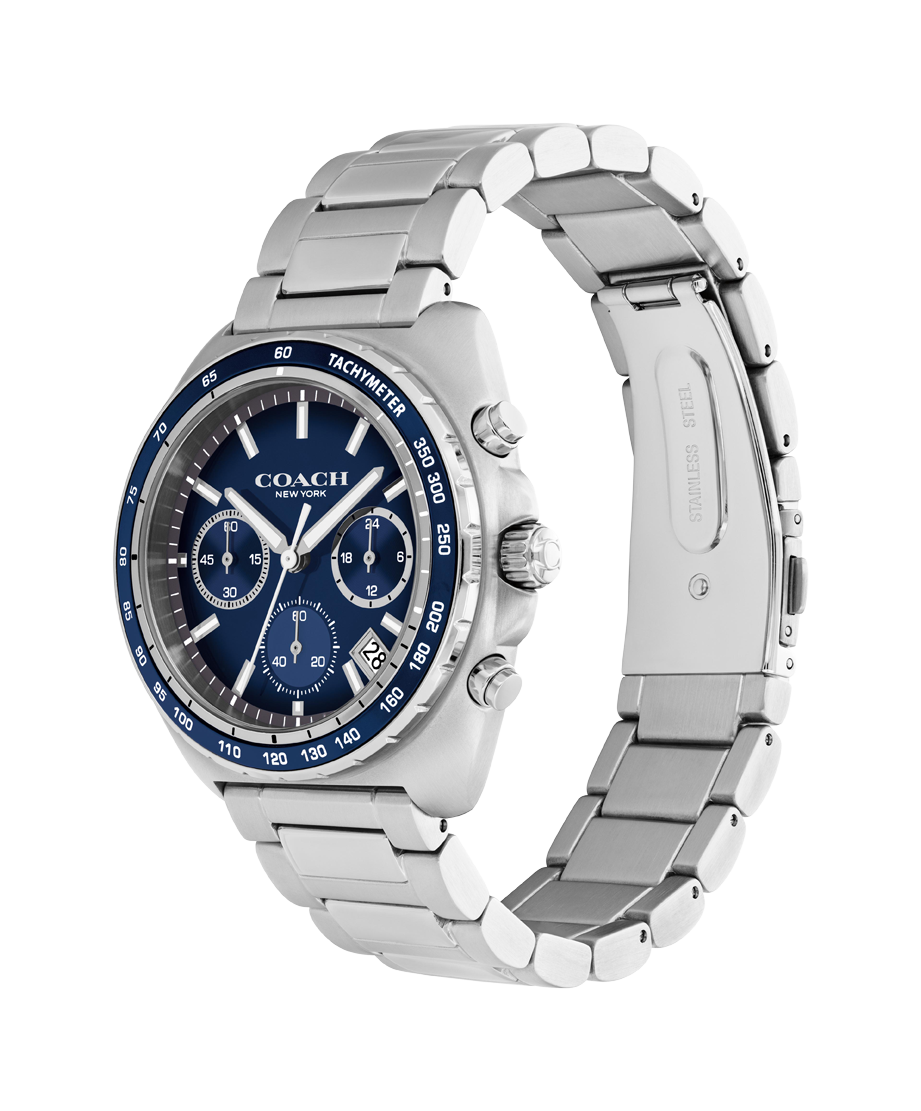 14602737-Charter Chronograph Watch, 39mm-Blue