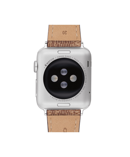 14700106-Coach Apple Watch® Strap-Brown & Red