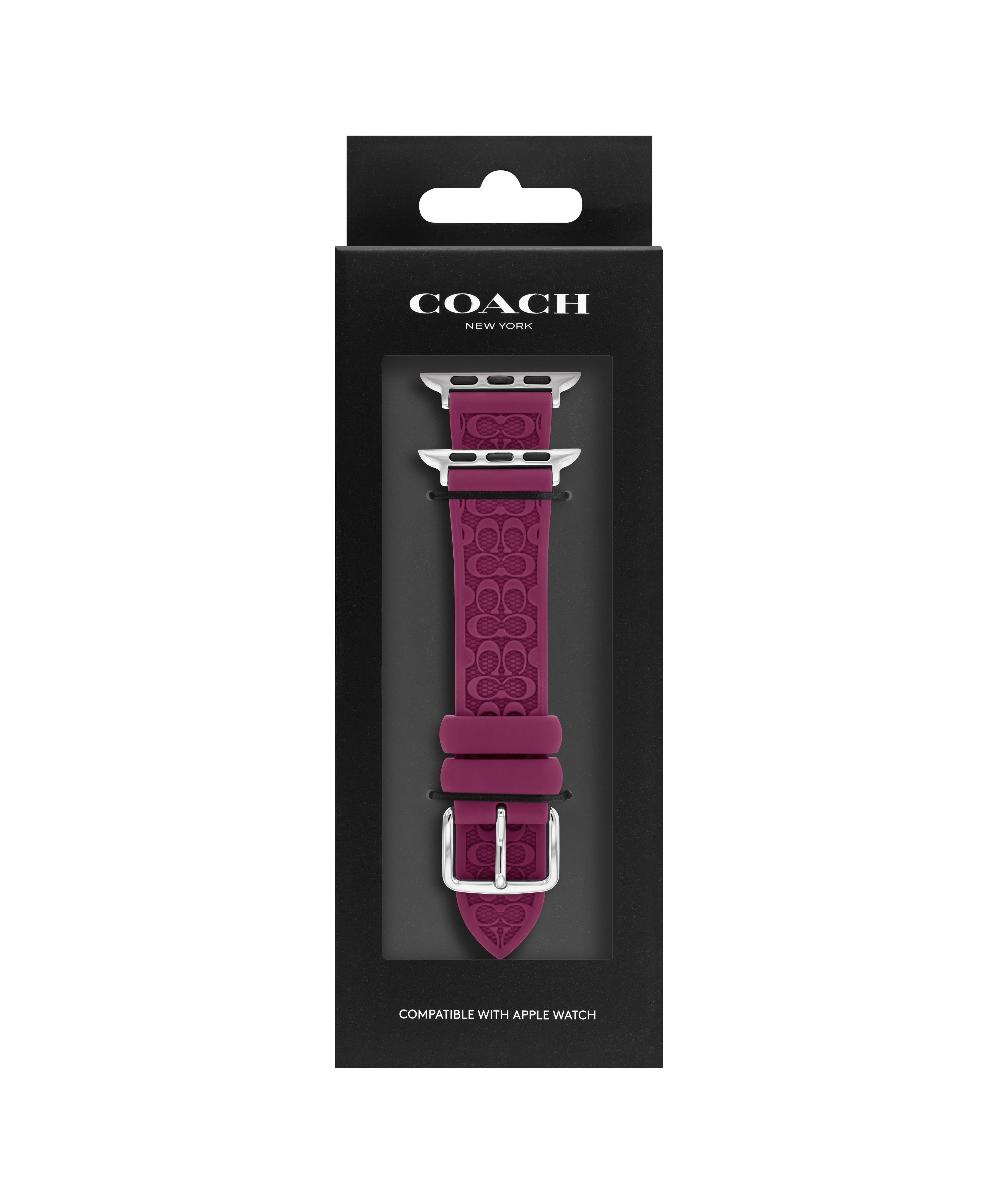 Coach watch rubber strap hotsell