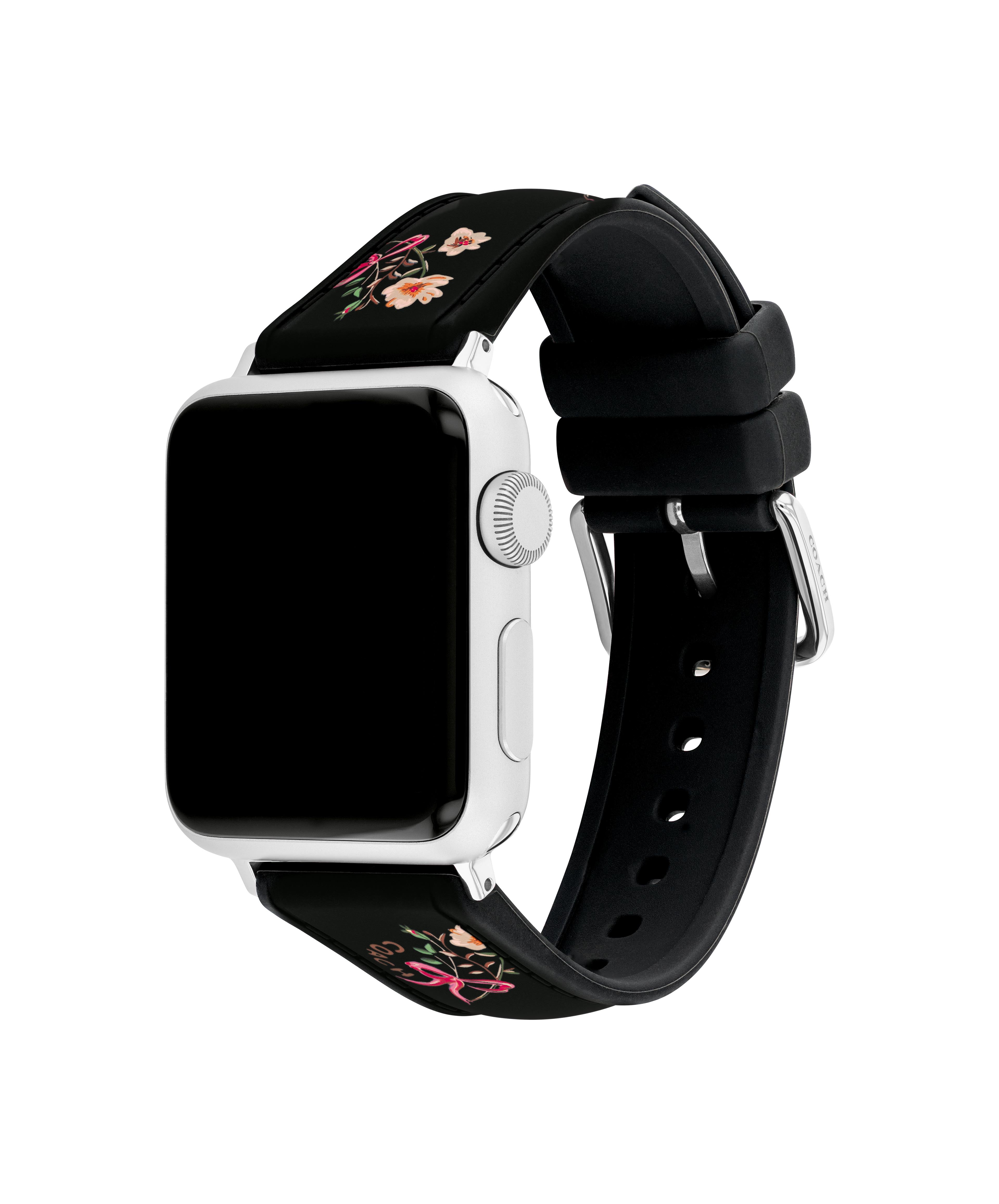 Coach floral apple watch band hotsell