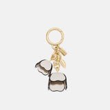 23539-Essential Tea Rose Bag Charm-Gd/Chalk