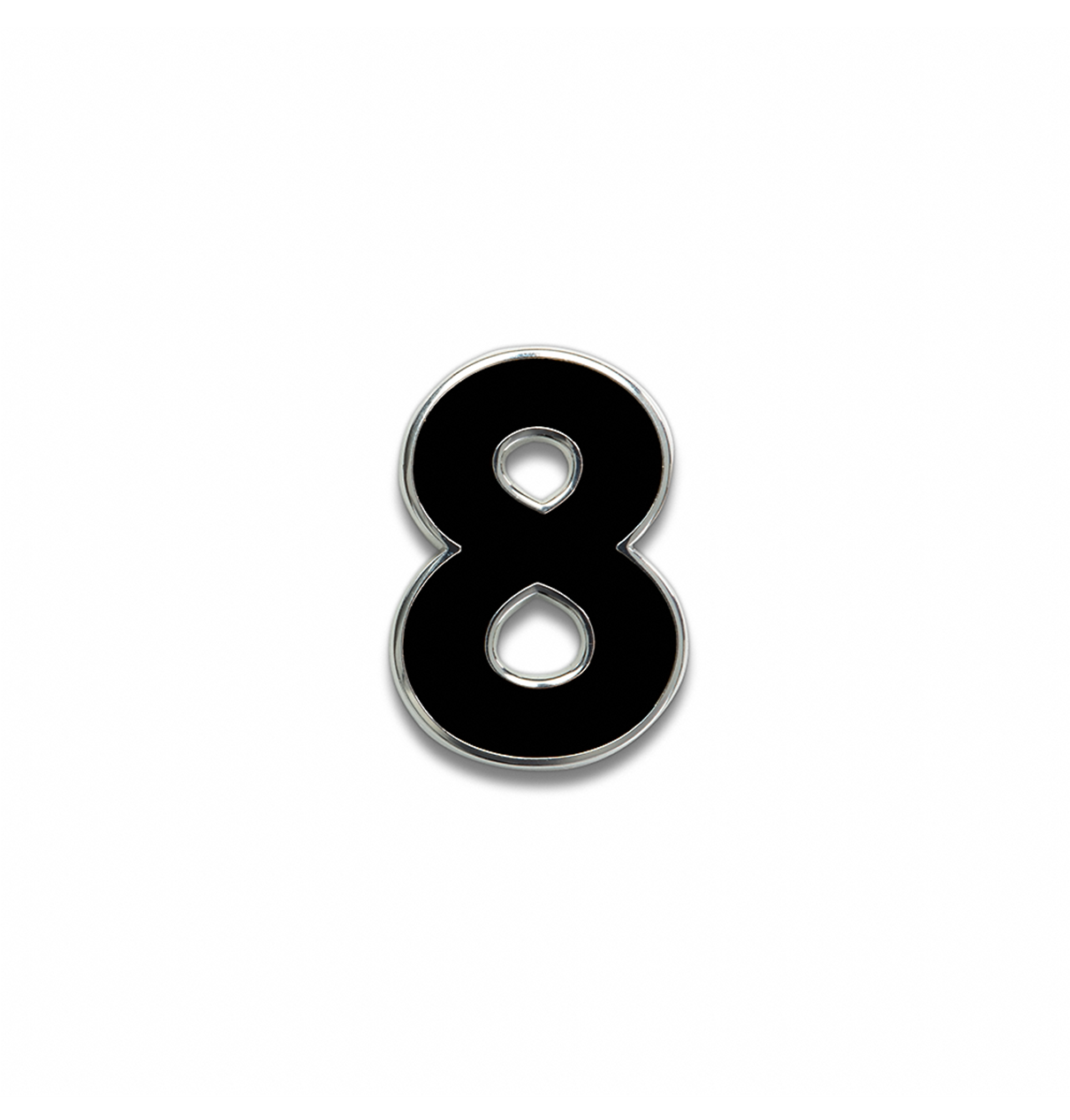 28190-Souvenir Pin - Numbers-Black