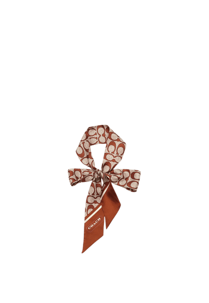 29C2783-Vintage Signature C Printed Silk Sinny-Pecan