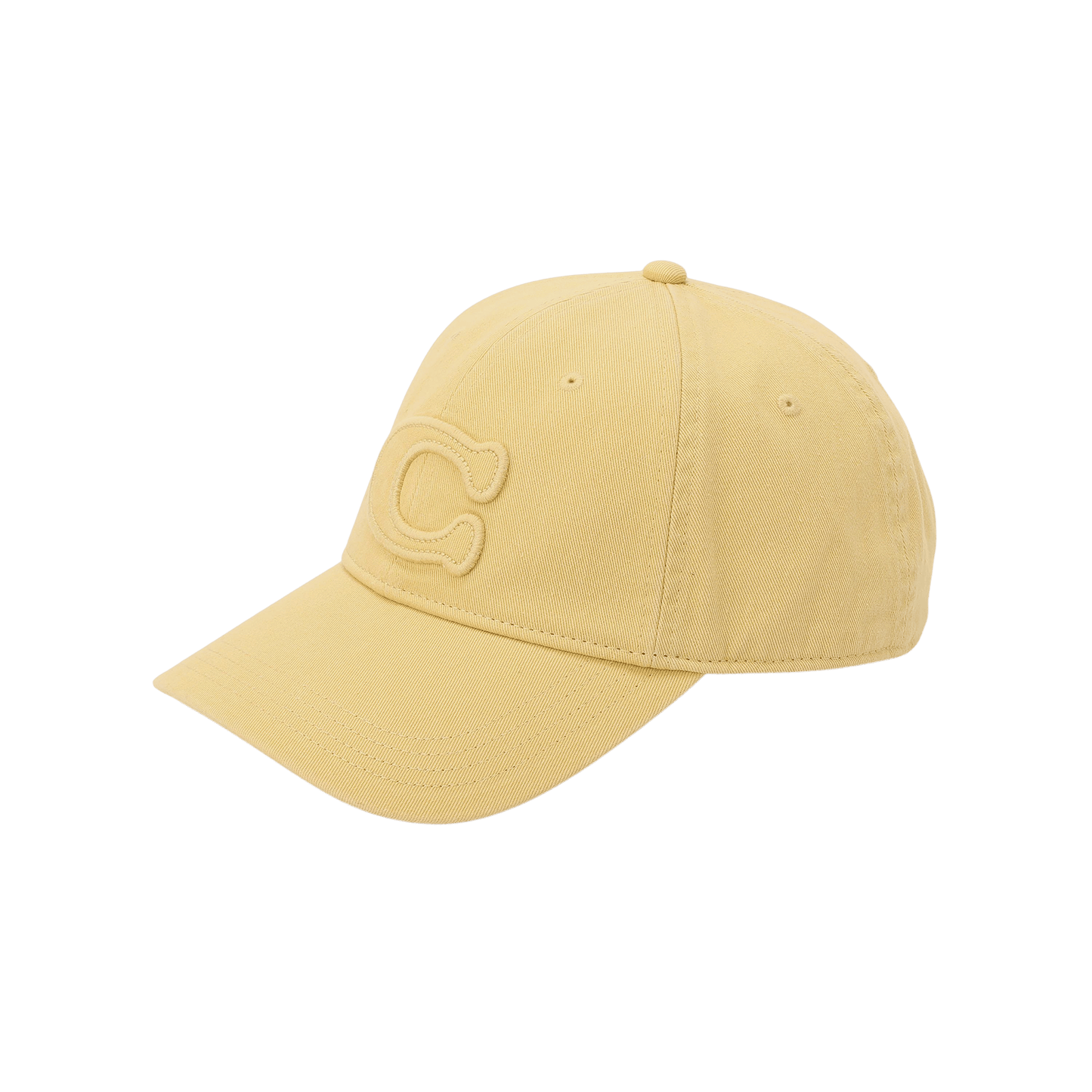 29CCN89-Sculpted C Baseball Hat-Vanilla