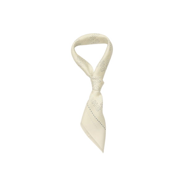 Stitch Printed Silk Bandana