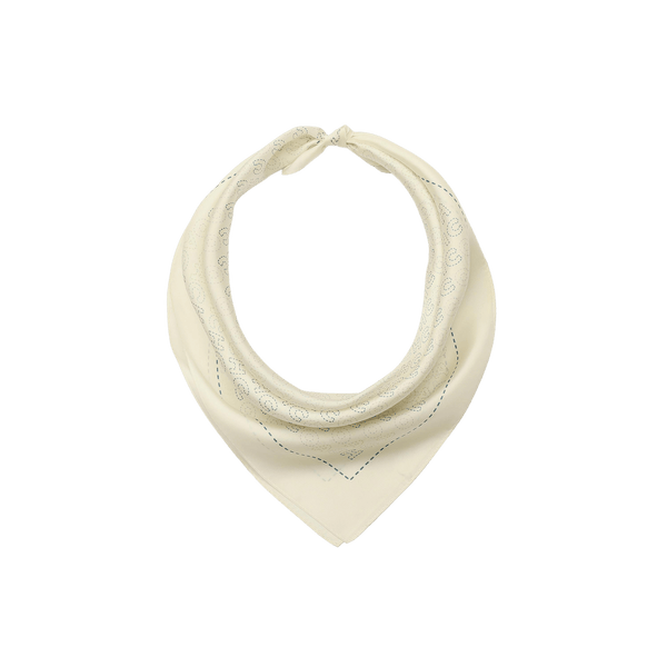 Stitch Printed Silk Bandana