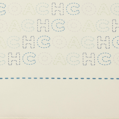 29CEH32-Stitch Printed Silk Bandana-Chalk / Blue