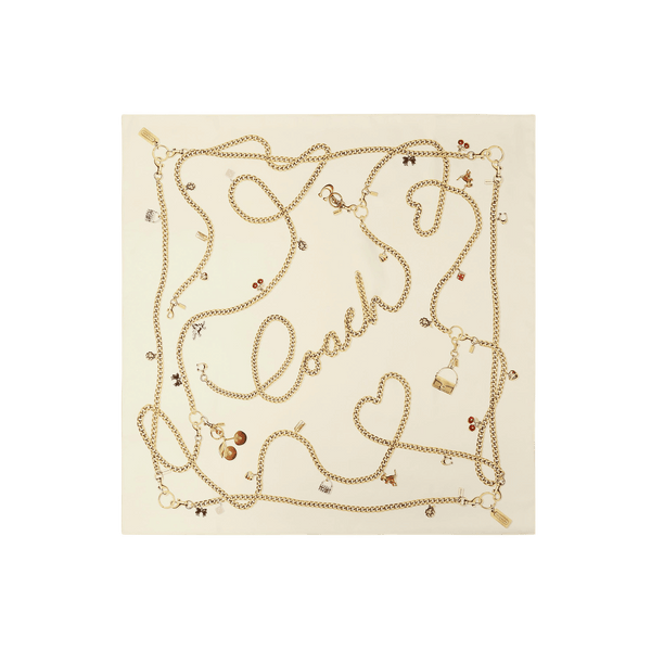 Charms Printed Silk Square
