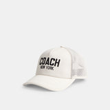 29CU355-Coach New York Trucker Hat-Chalk