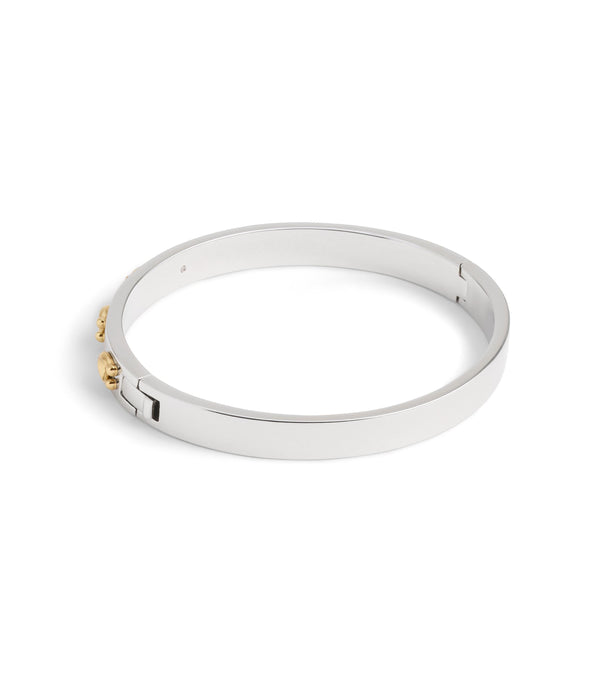 Signature C Hinged Bangle Bracelet