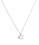 37335949RHO-Signature Starter Necklace-Rhodium