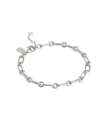 37335952RHO-Starter Chain Link Bracelet-Rhodium
