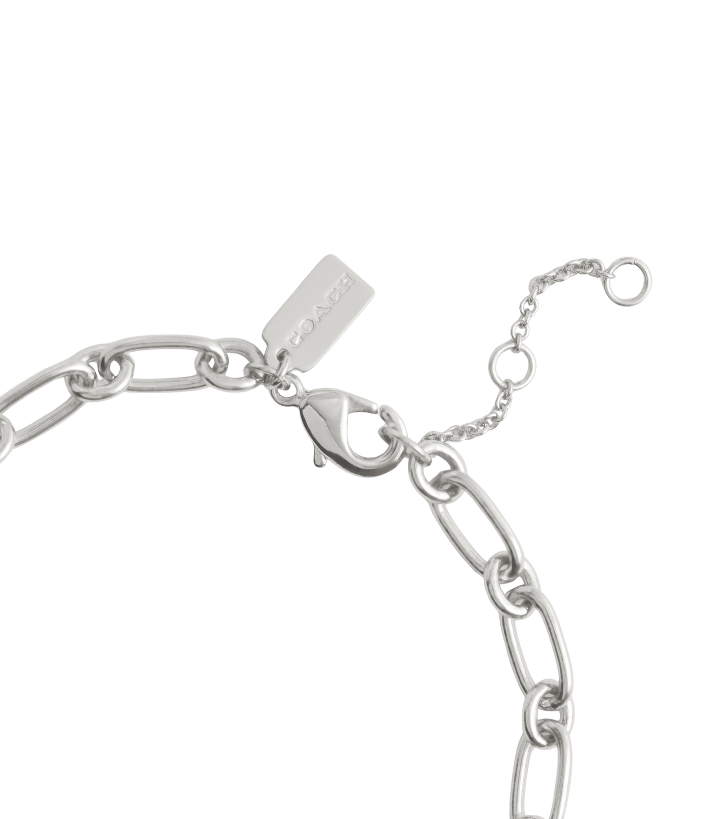 37335952RHO-Starter Chain Link Bracelet-Rhodium