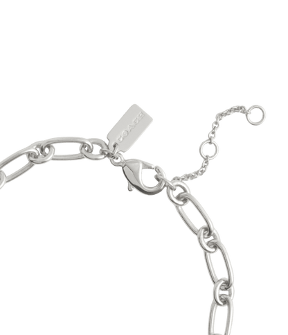 37335952RHO-Starter Chain Link Bracelet-Rhodium
