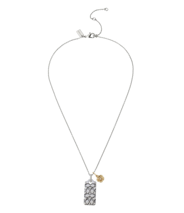 Signature Quilted Pendant Necklace