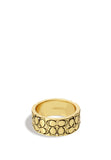 37341908GLD-Signature Quilted Band Ring-Golden Shadow/Gold