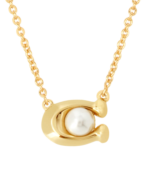 Pearl Signature Pendant Necklace