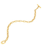 37376745GLD-Signature Link Bracelet-Gold