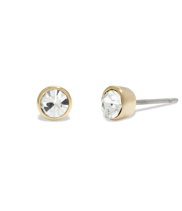Pave Halo Stud Earrings