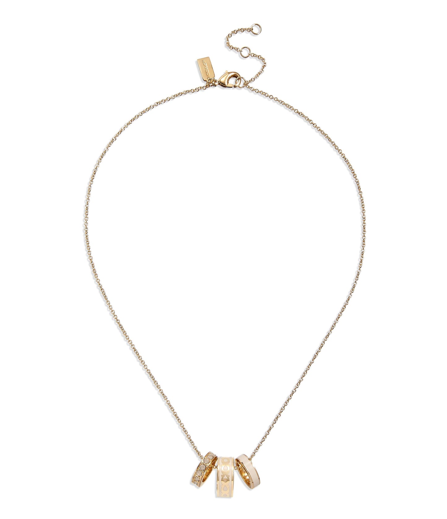 Signature Rondelle Pendant Necklace