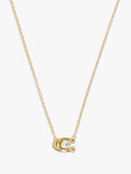 37412845GLD-Signature Necklace & Earring Set-Crystal/Gold