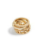 37422695GLD-Signature Openwork Ring Set-Shiny Gold