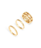 37422695GLD-Signature Openwork Ring Set-Shiny Gold