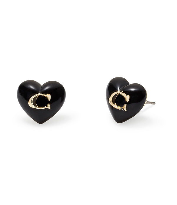 Signature Heart Stud Earrings