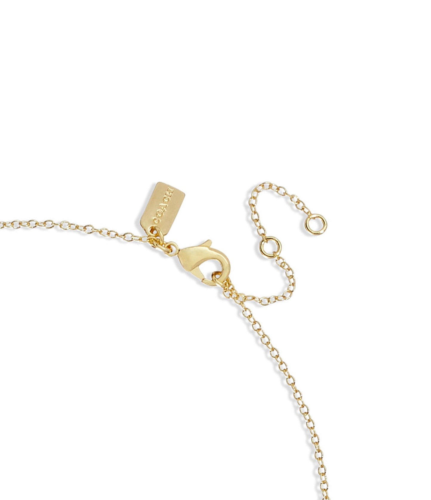 37422735GLD-Heart Pendant Necklace-Crystal