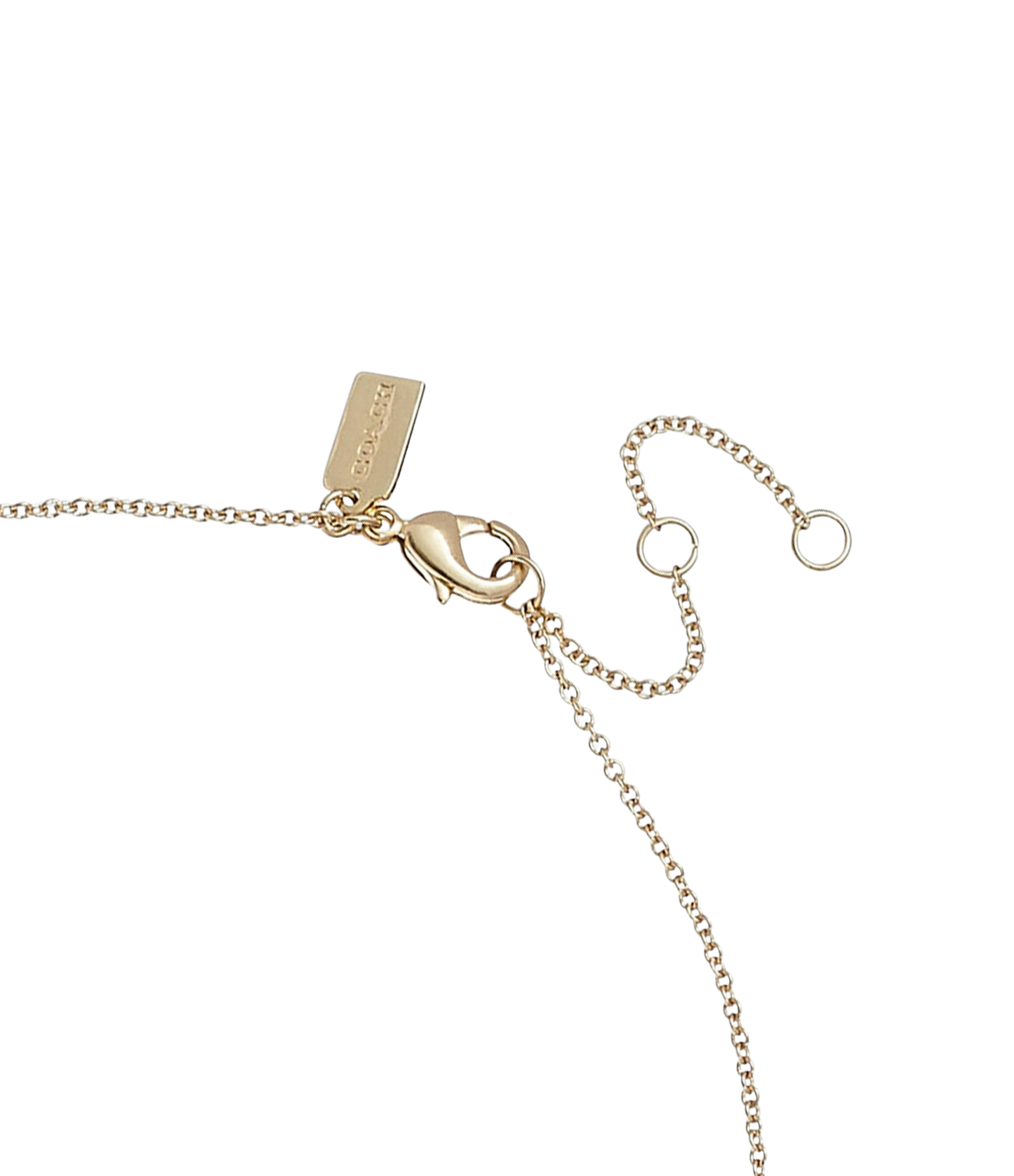 37425022GLD-Butterfly Pendant Necklace-Crystal/Rhodium