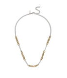 37426119TWO-Mixed Chain Necklace