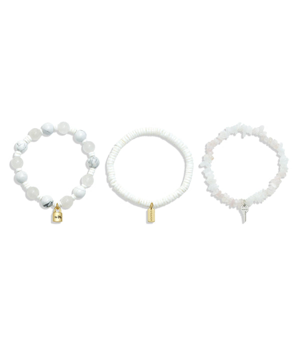 Charm Stretch Bracelet Set