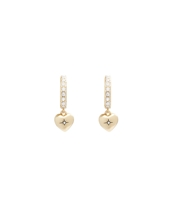 Iconic Heart Huggie Earrings