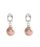 37448394RHO-Signature C Pearl Drop Earrings-Grey Pearl