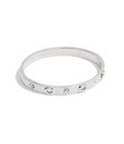 37455892RHO-Signature Stone Bangle Boxed Bracelet-Rhodium