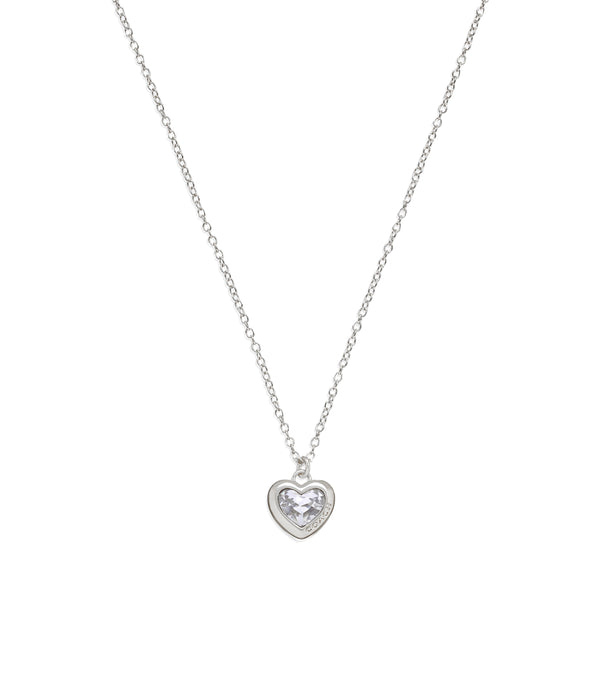 Stone Heart Pendant Necklace