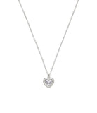 37460431RHO-Stone Heart Pendant Necklace-Crystal