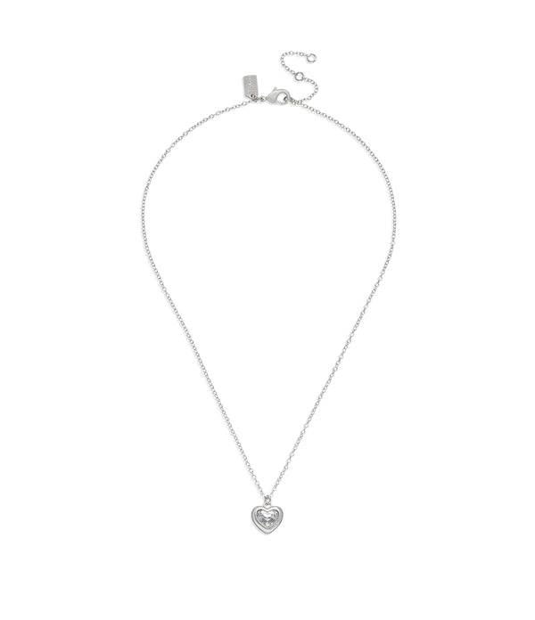 Stone Heart Pendant Necklace