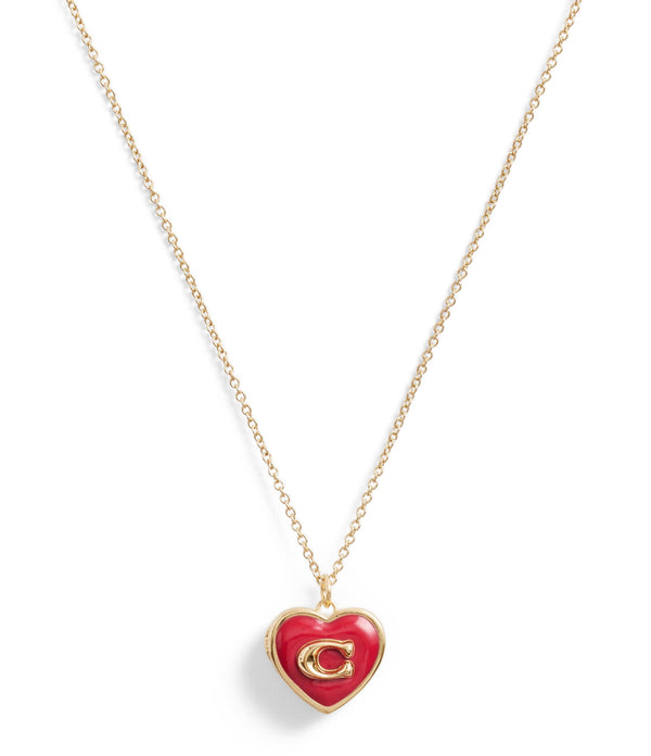 Signature Heart Locket Boxed Necklace