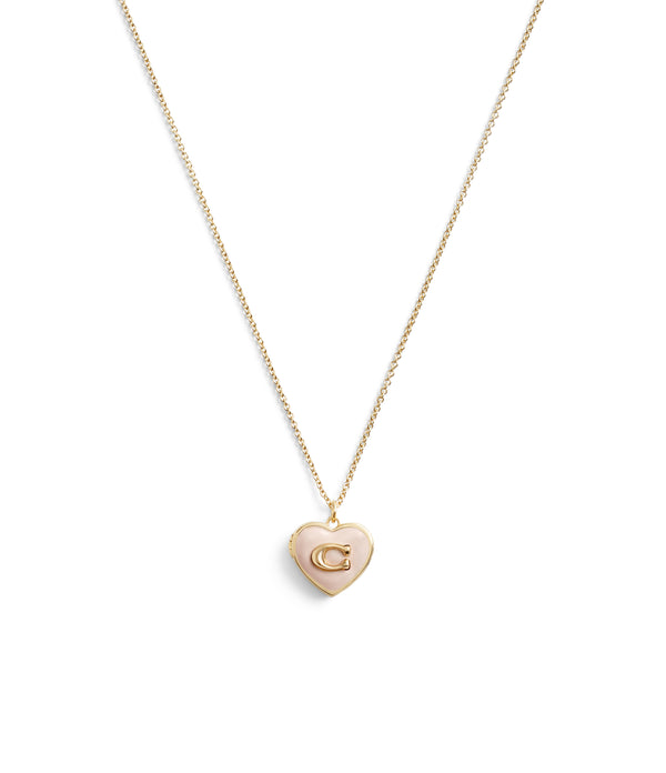 Enamel Heart Short Pendant Boxed Necklace