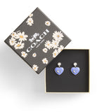 37469937RHO-Enamel Heart Drop Boxed Earrings-BLUE