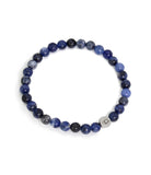 Men'sSignature Sodalite Bead Stretch Bracelet