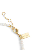 37479037GLD-Signature Charm Pearl Bracelet-Pearl