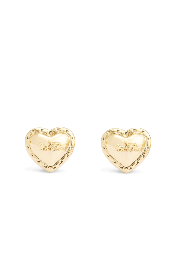 Signature Horse & Carriage Heart Stud Earrings